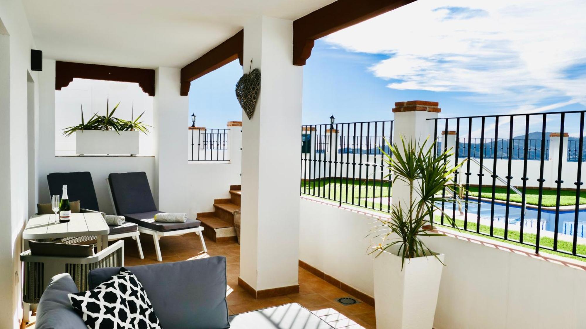 Casita Frigiliana - Stunning New Apartment With Views With Private Parking Space Exteriér fotografie